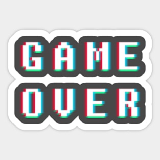 Game Over Sticker